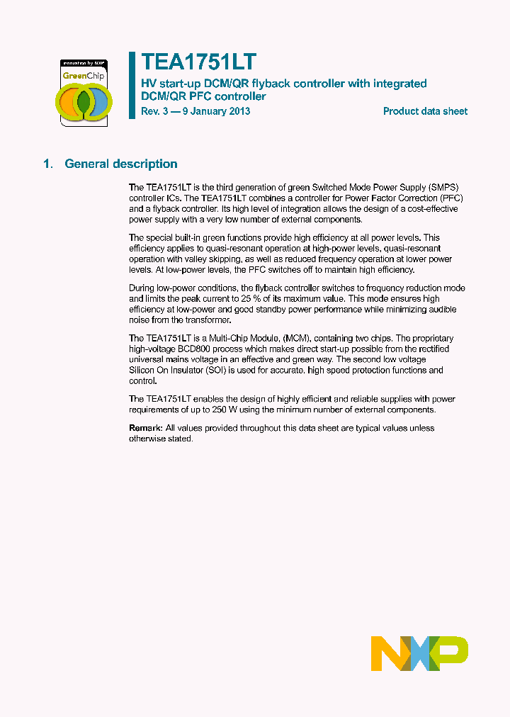 TEA1751LT1301_7140757.PDF Datasheet