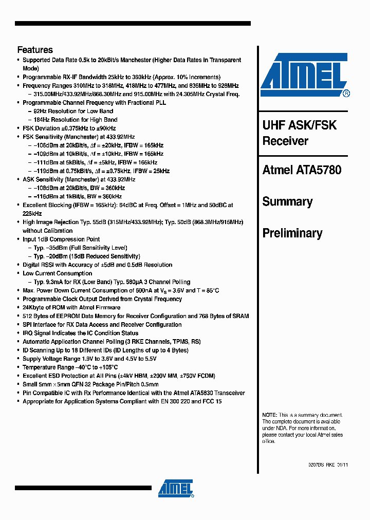 ATA5780-PNQW_7144171.PDF Datasheet