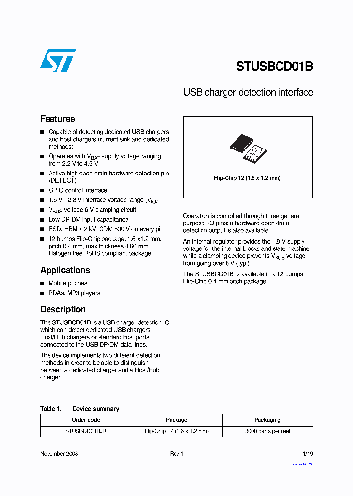 STUSBCD01B_7145568.PDF Datasheet
