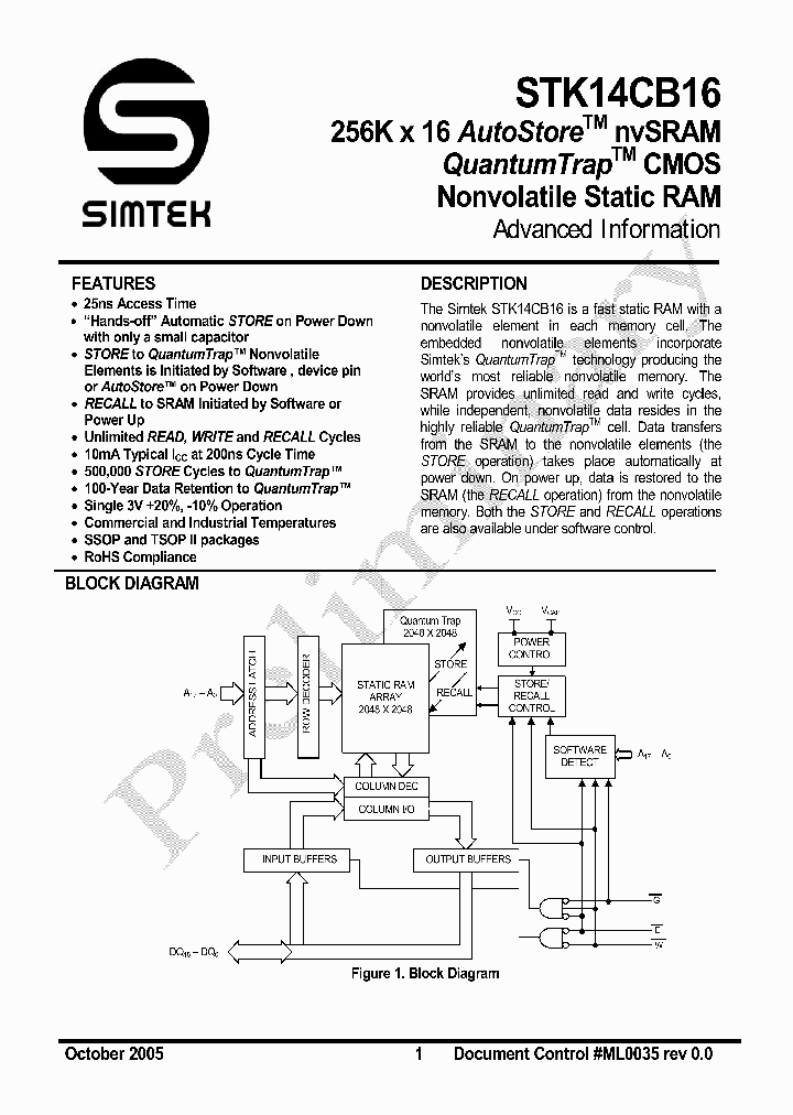 STK14CB16-TF25_7146682.PDF Datasheet
