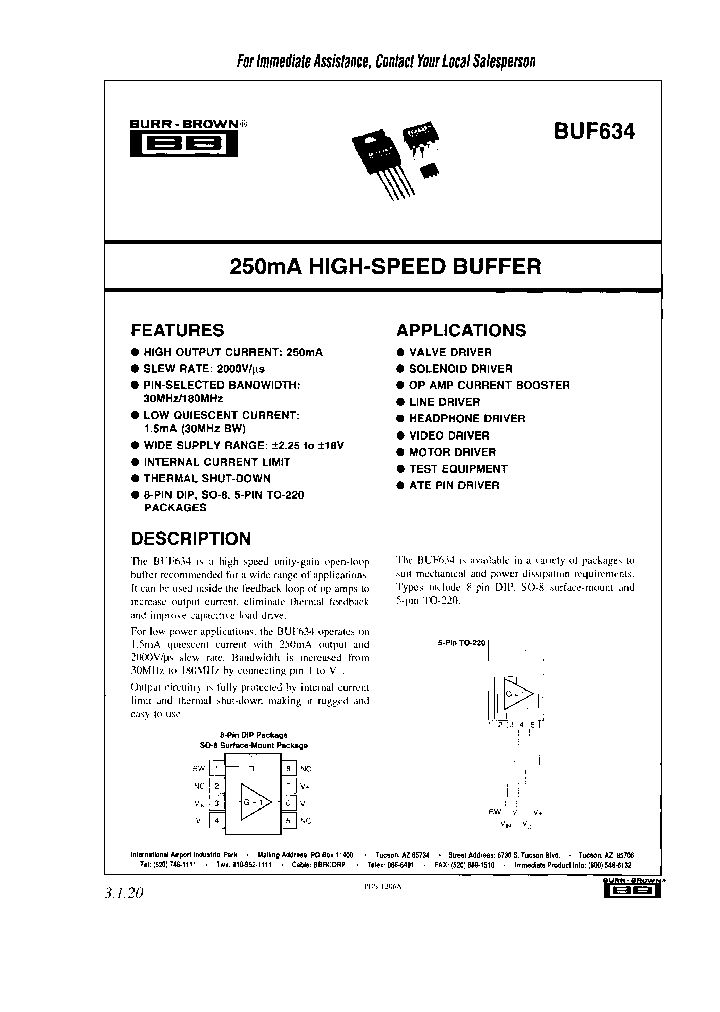 BUF634U-TR_7139899.PDF Datasheet