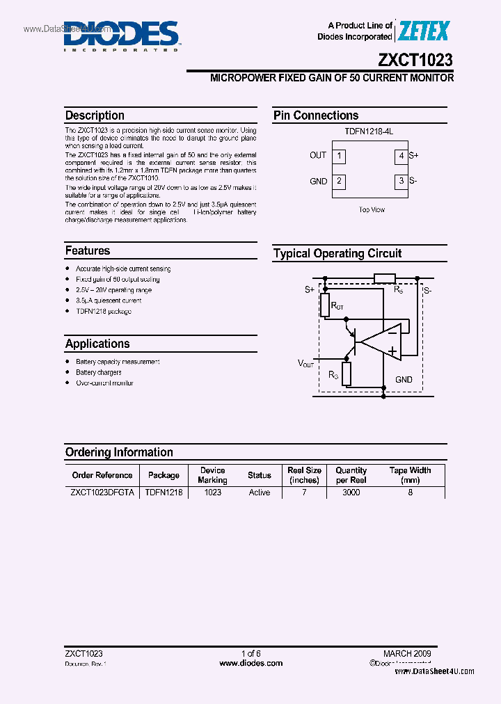 ZXCT1023_7150753.PDF Datasheet