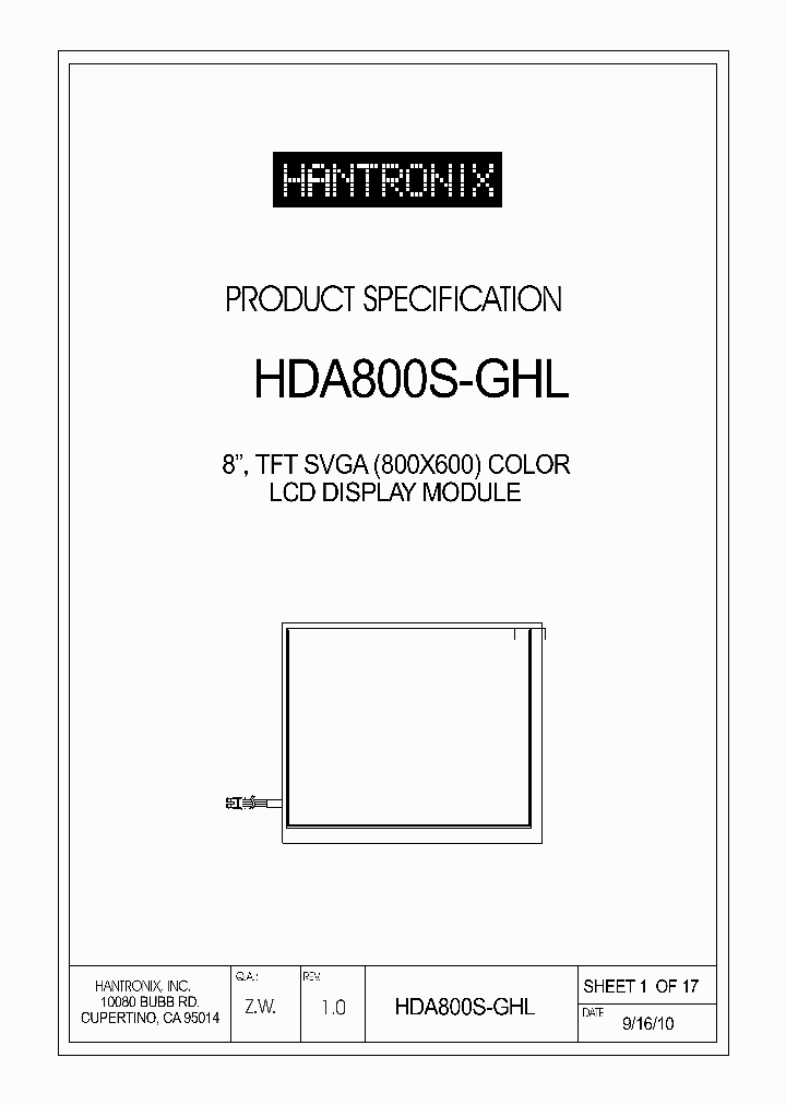 HDA800S-GHL_7152022.PDF Datasheet