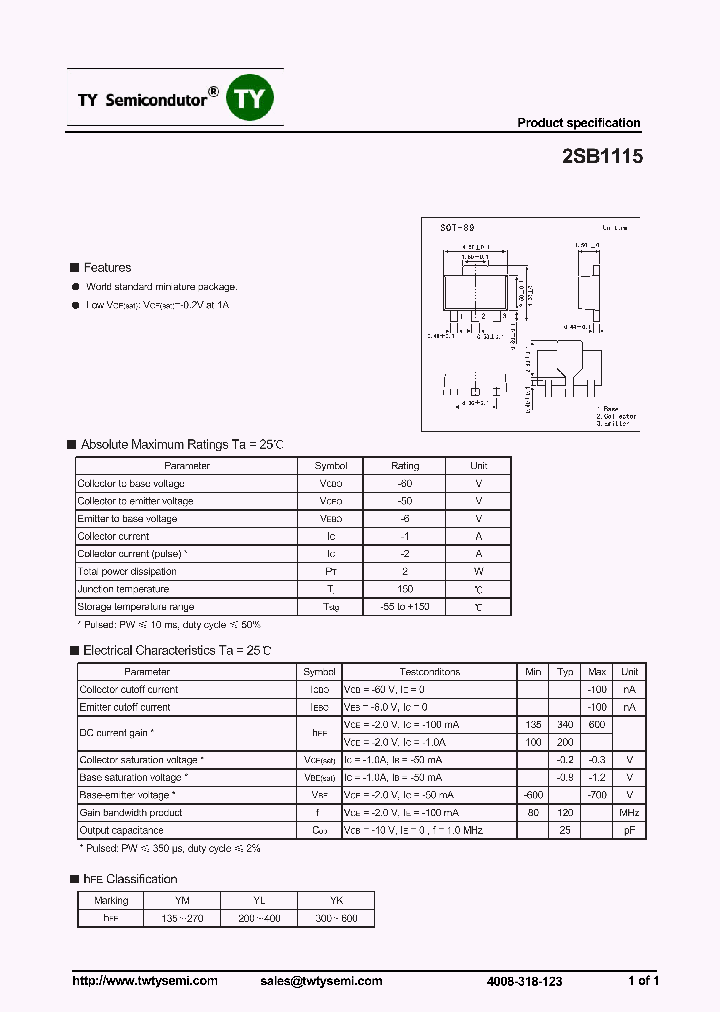 2SB1115_7153417.PDF Datasheet
