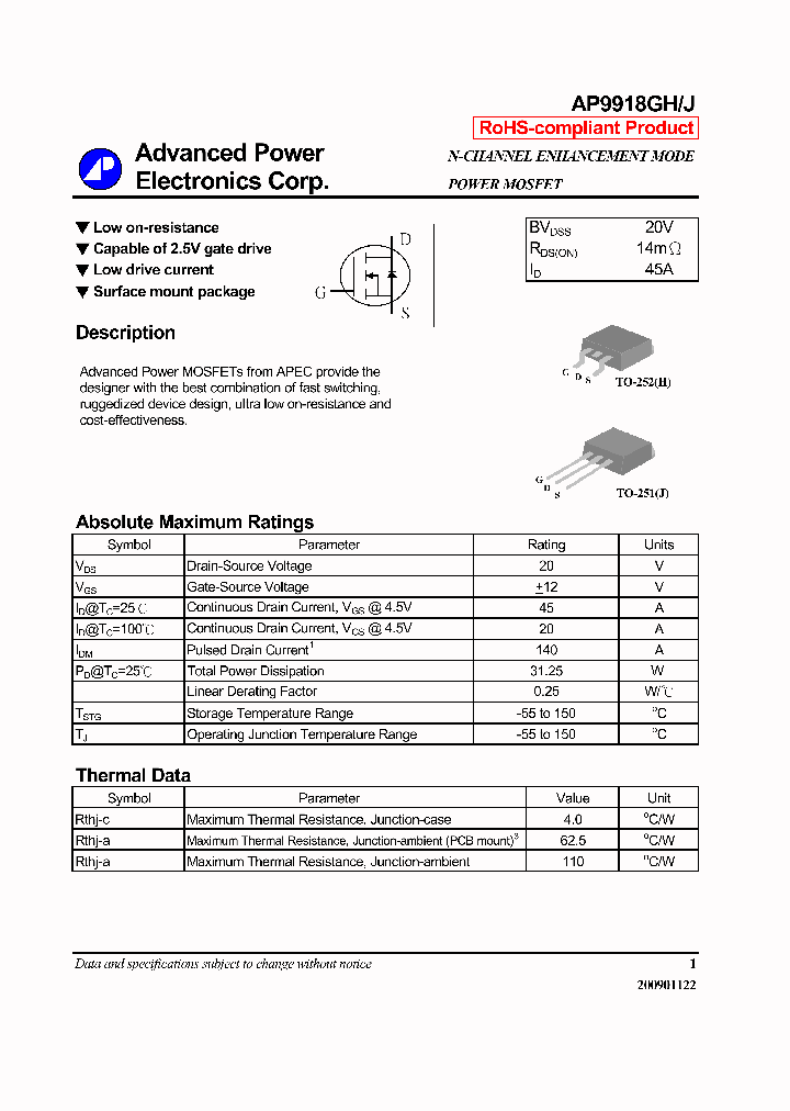 AP9918GH_7155814.PDF Datasheet