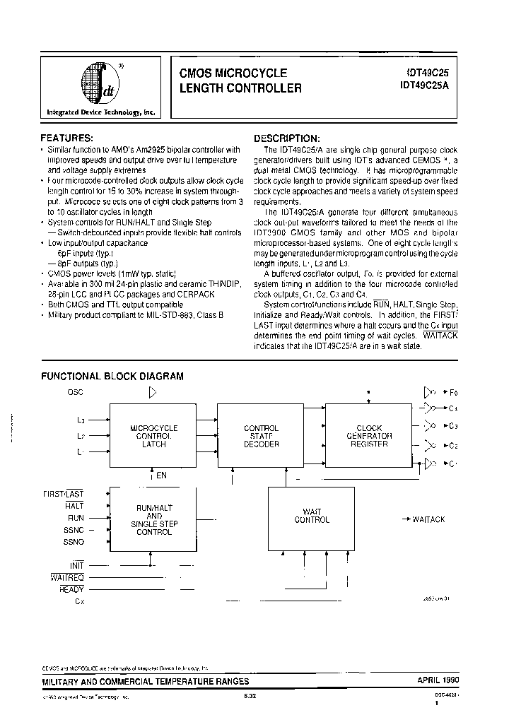 IDT49C25AEB_7156367.PDF Datasheet