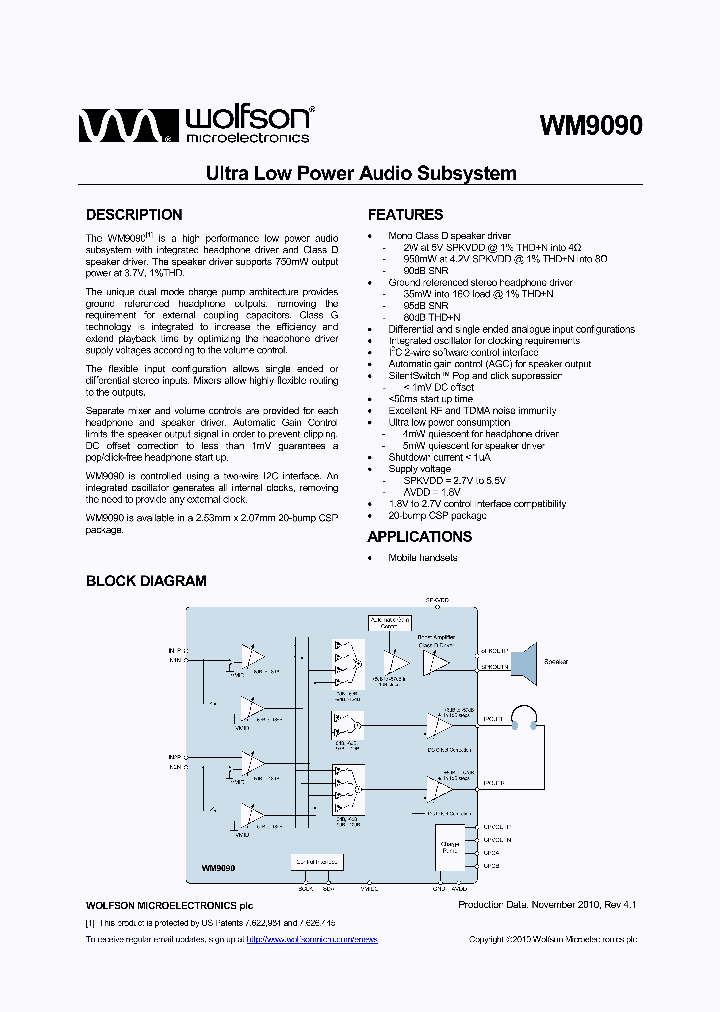 WM9090_7158288.PDF Datasheet