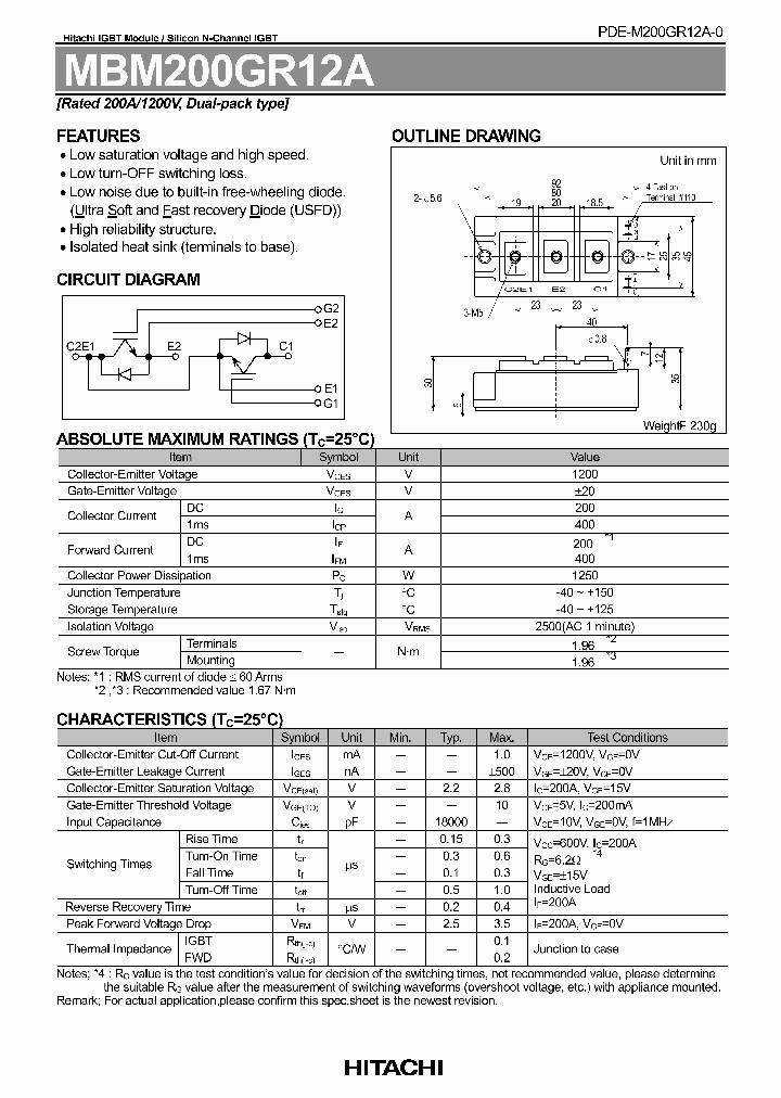 MBM200GR12A_7162218.PDF Datasheet