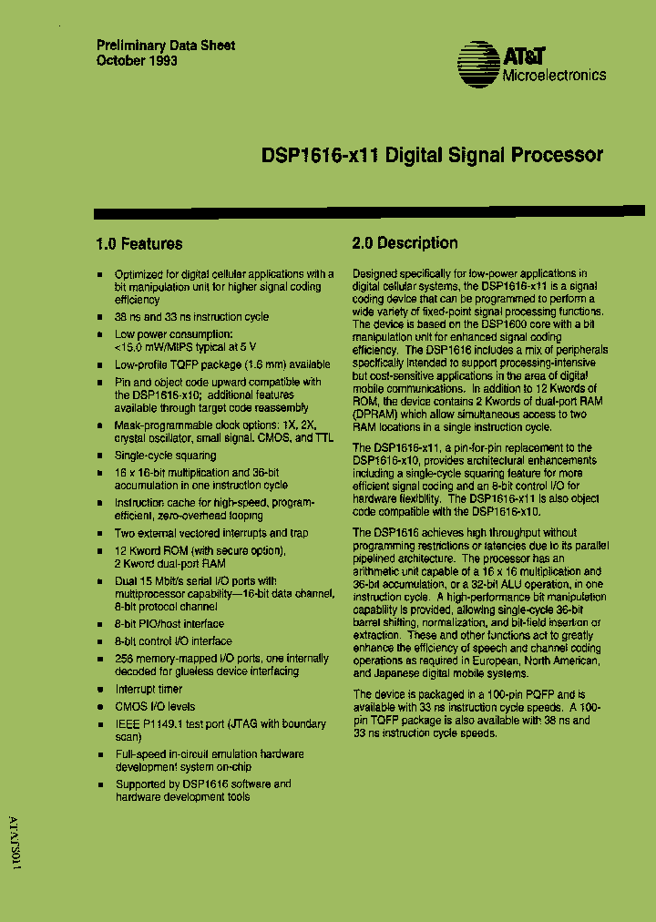 DSP1616-X1133-TQFPC_7161933.PDF Datasheet