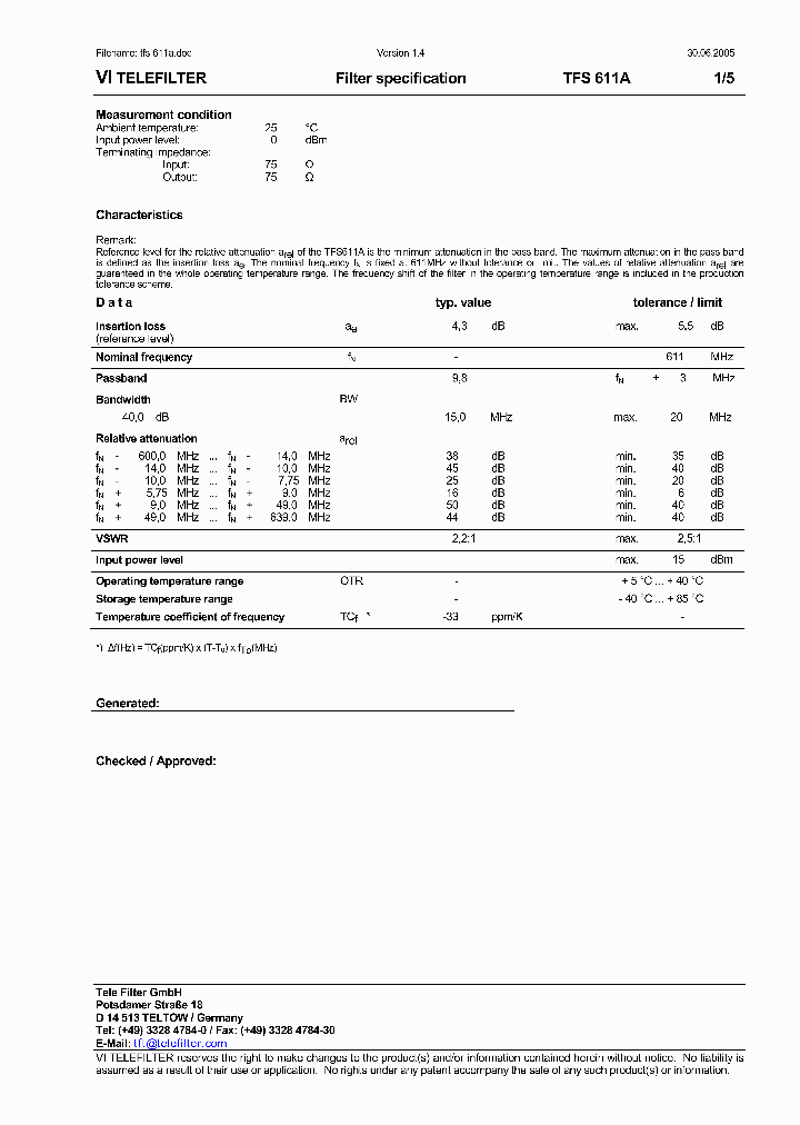 TFS611A_7166683.PDF Datasheet