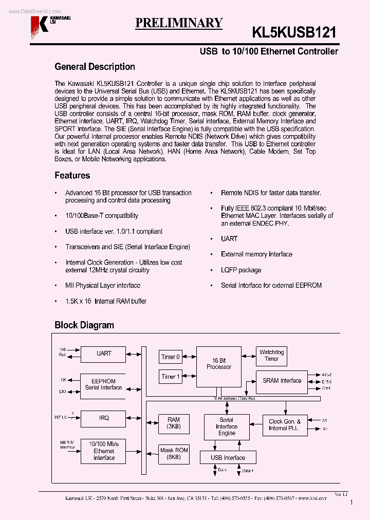 KL5KUSB121_7167208.PDF Datasheet