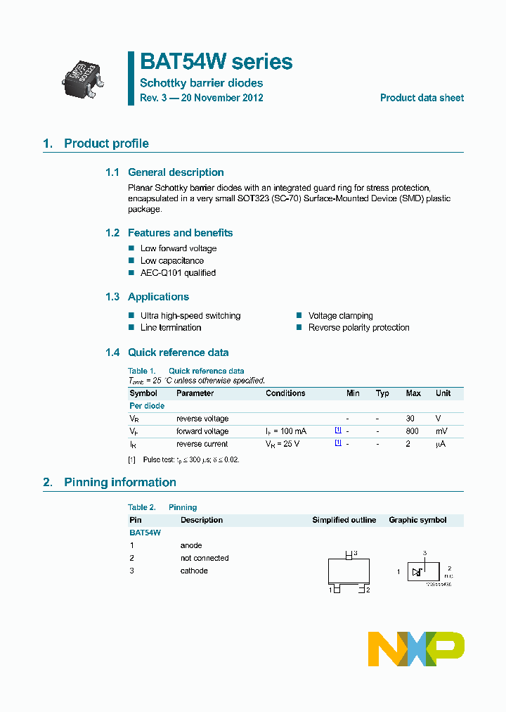 BAT54AW_7170423.PDF Datasheet