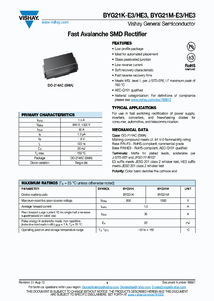 BYG21M-E3-TR_7172219.PDF Datasheet