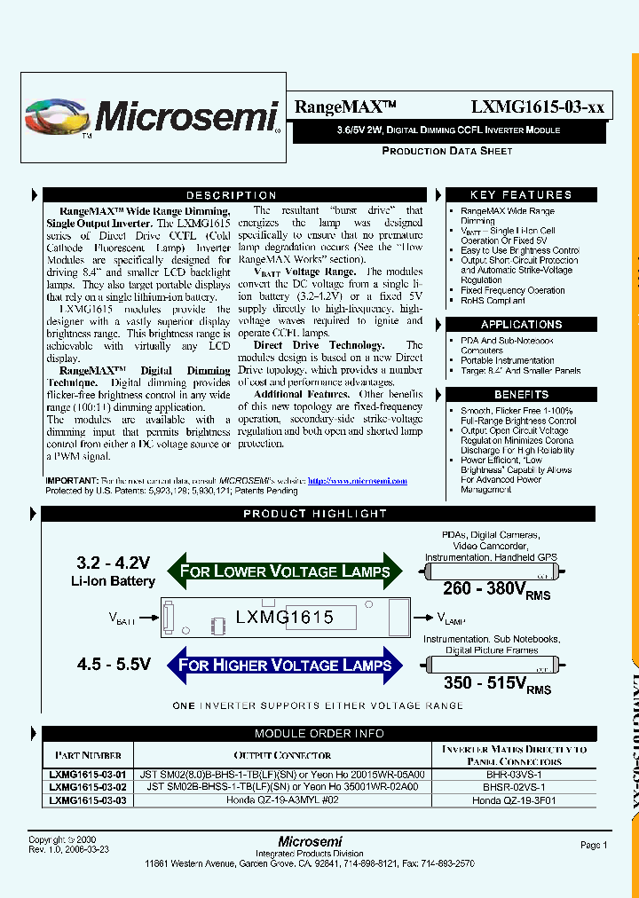 MICROSEMICORPORATION-LXMG1615-03-XX_7175144.PDF Datasheet
