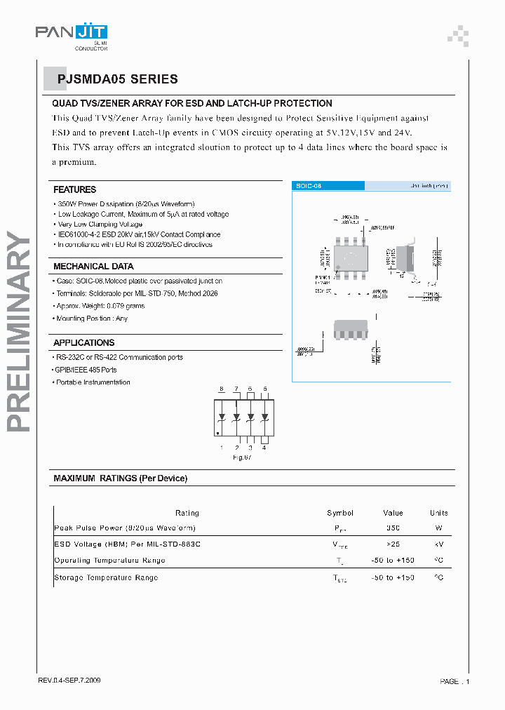 PJSMDA0509_7176020.PDF Datasheet