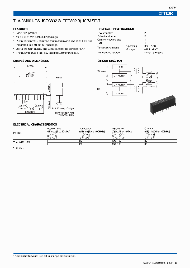TLA-3M601-RS_7177884.PDF Datasheet