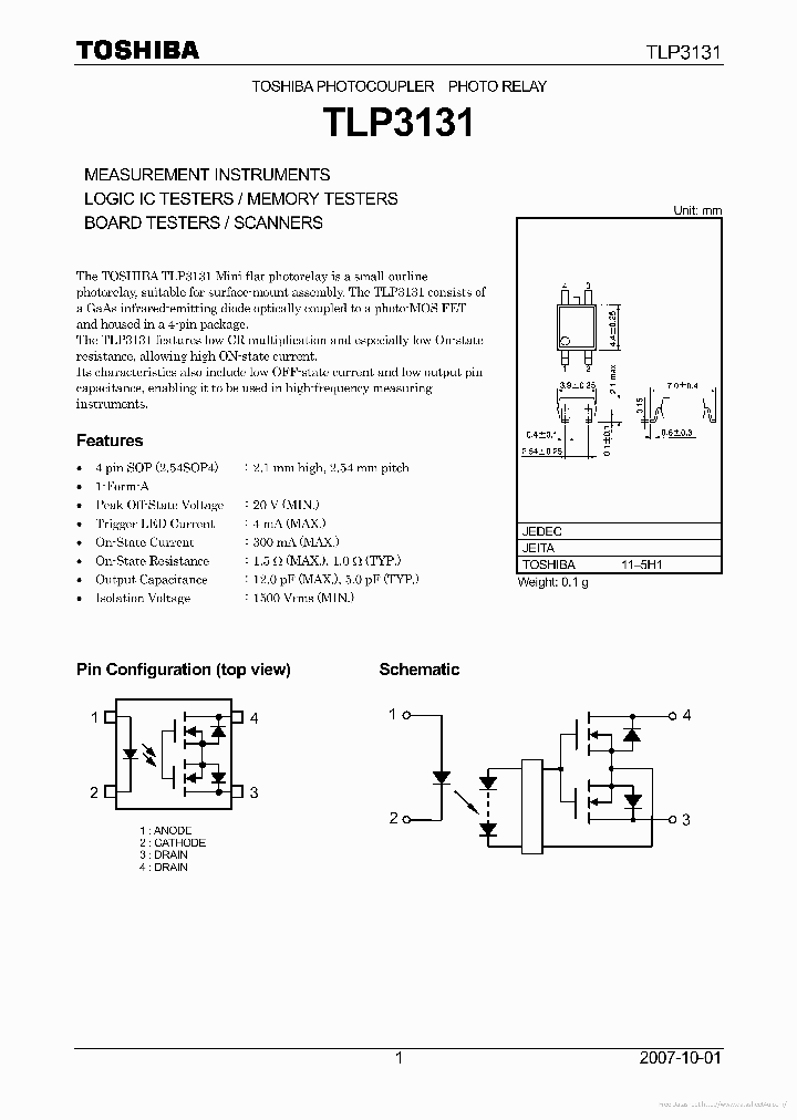 TLP3131_7179945.PDF Datasheet