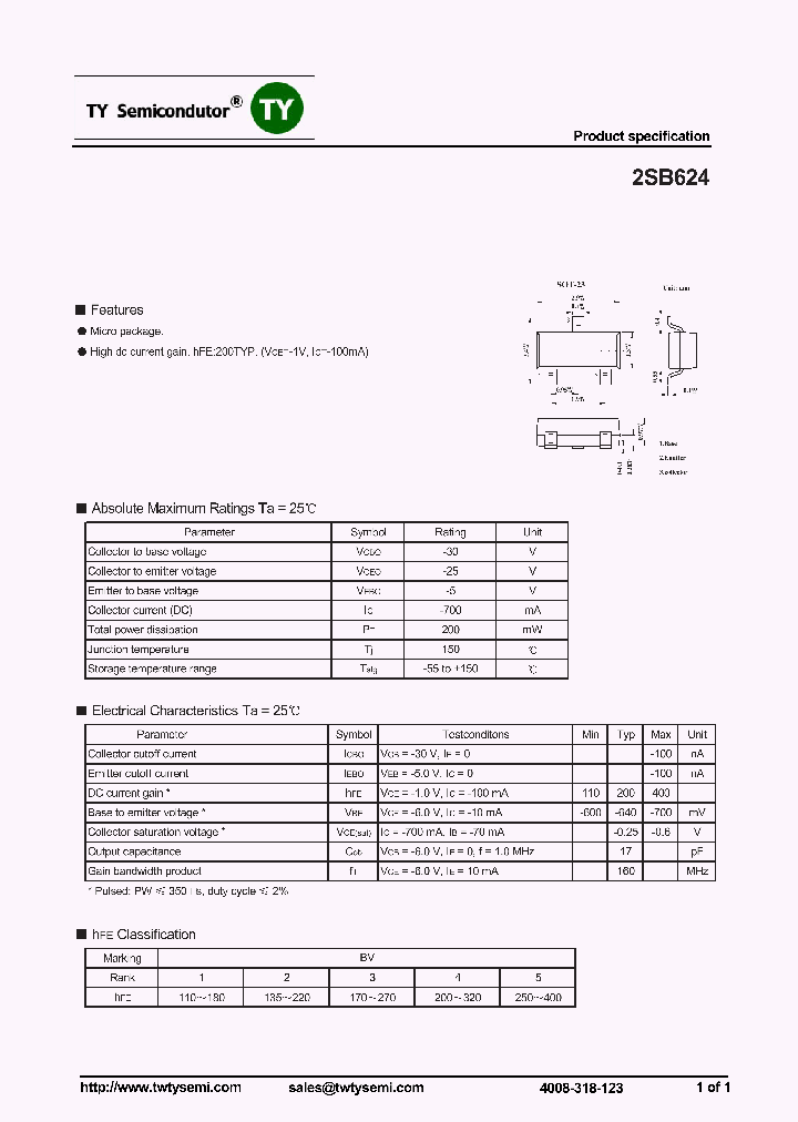 2SB624_7180665.PDF Datasheet
