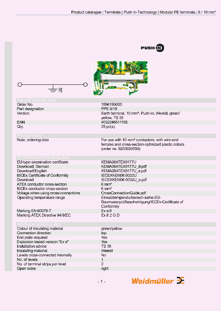 WEIDMULLER-1896180000_7179853.PDF Datasheet