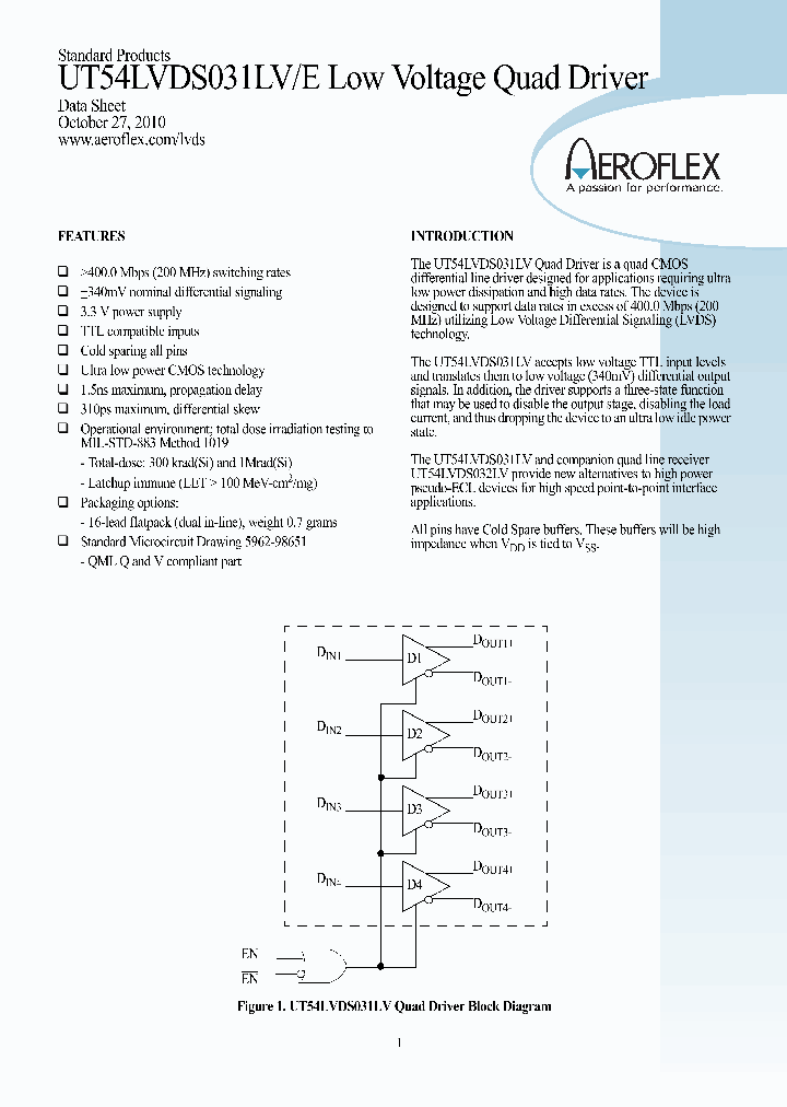 UT54LVDS031LV-UCX_7184268.PDF Datasheet