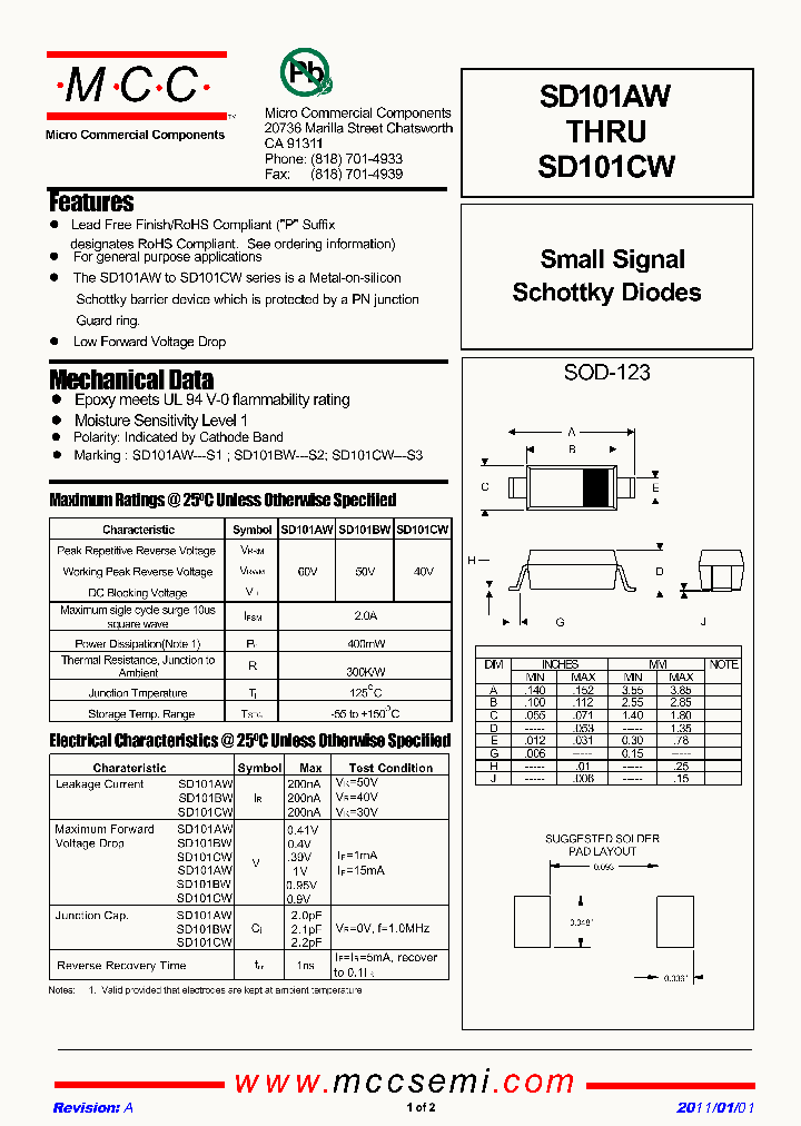 SD101AW-TP_7185048.PDF Datasheet