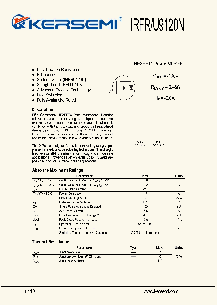 IRFRU9120N_7185270.PDF Datasheet
