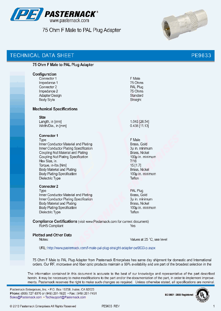 PE9633_7185571.PDF Datasheet