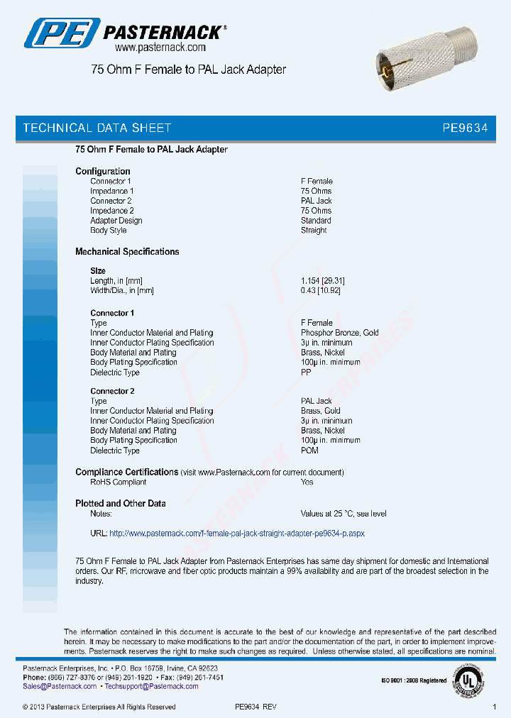 PE9634_7185572.PDF Datasheet