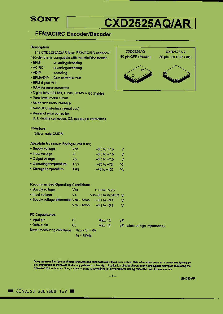 CXD2525AQ_7189891.PDF Datasheet