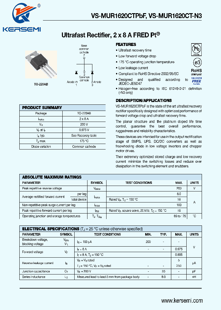 VS-MUR1620CT-N3_7193441.PDF Datasheet