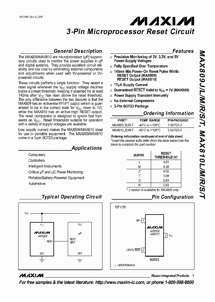 MAX810_7194523.PDF Datasheet