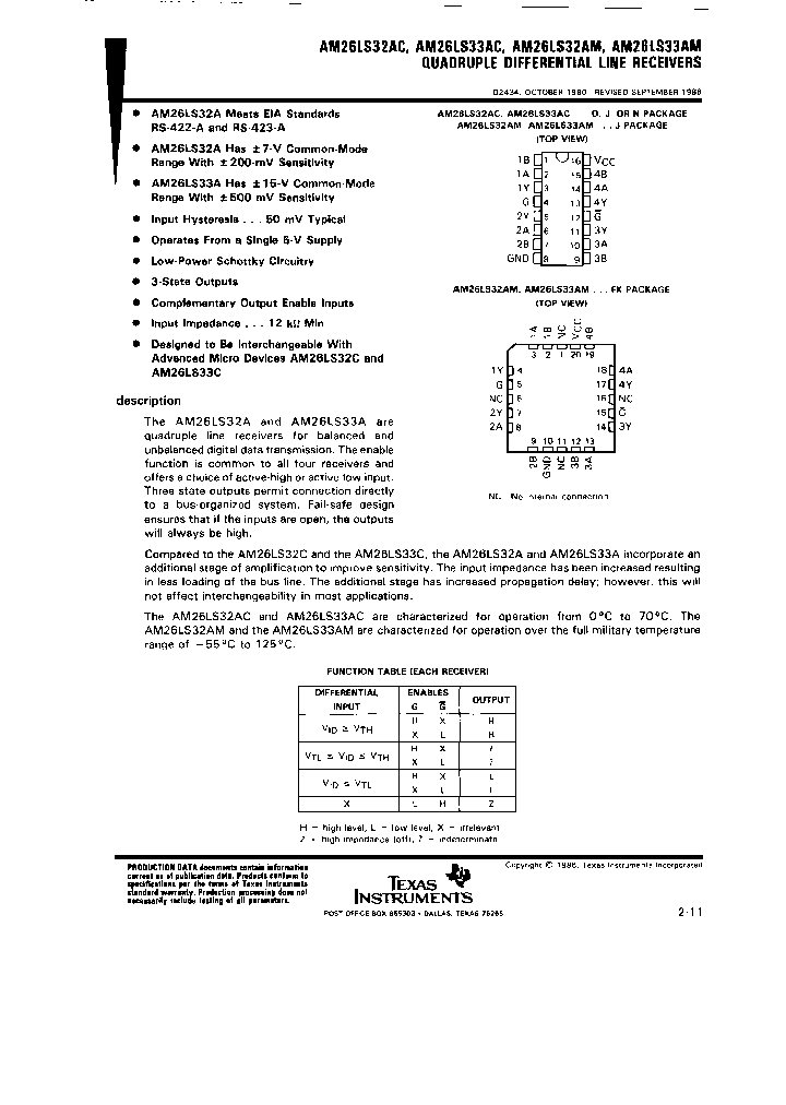 TEXASINSTRUMENTSINC-AM26LS32ACJ-00_7195448.PDF Datasheet