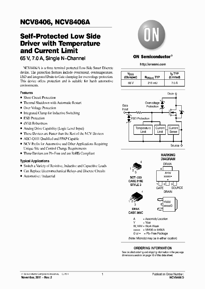 NCV8406ADTRKG_7195503.PDF Datasheet