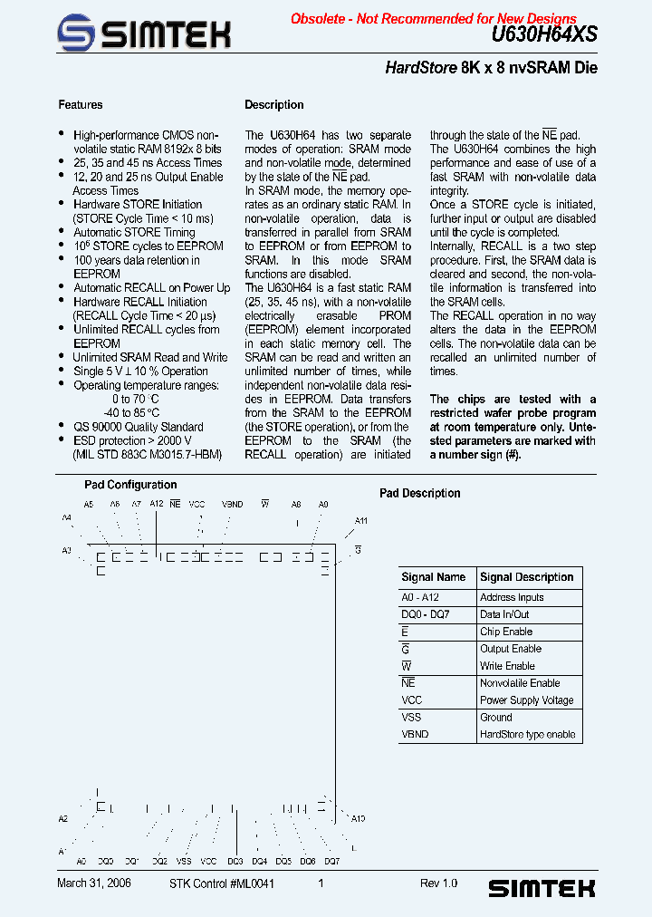 U630H64XSC45_7197021.PDF Datasheet