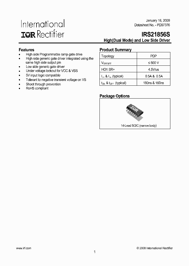 IRS21856SPBF_7197301.PDF Datasheet