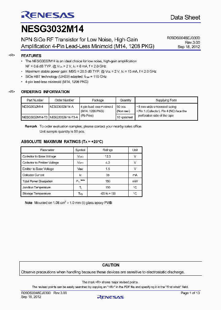 NESG3032M14-T3-A_7199284.PDF Datasheet