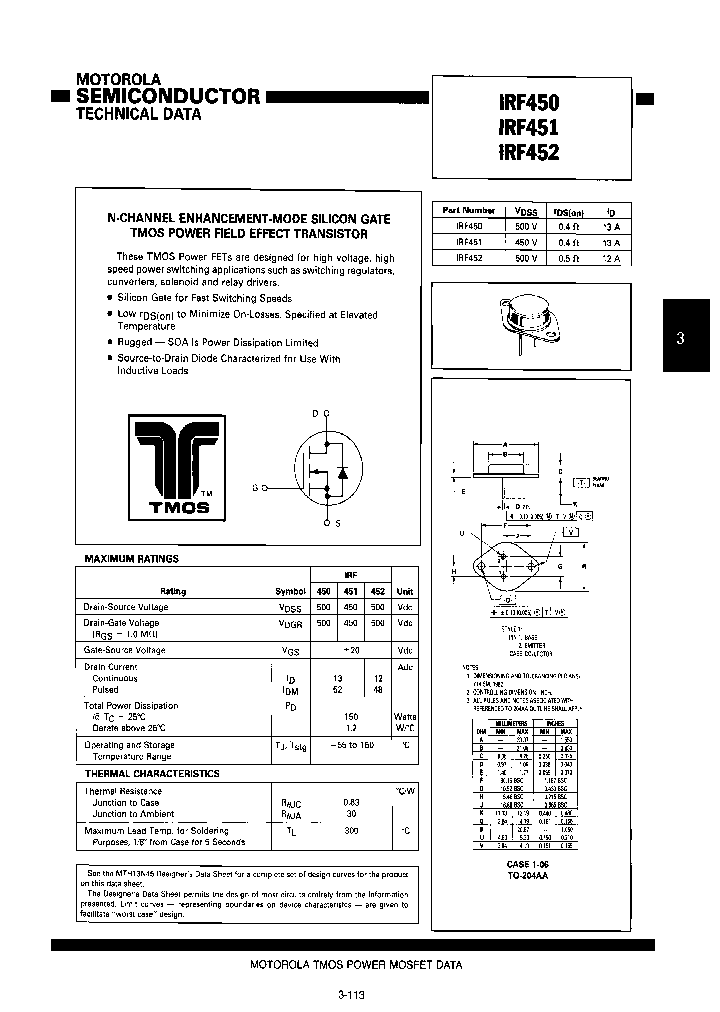 IRF451_7200273.PDF Datasheet