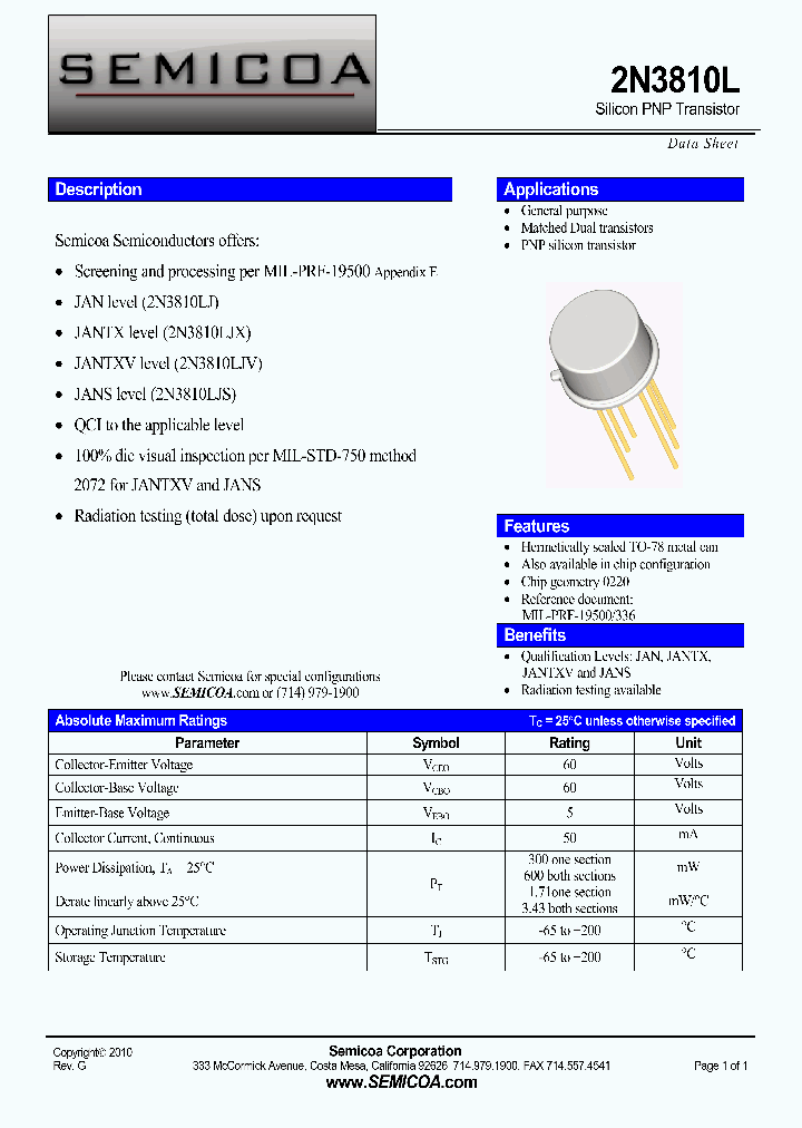 2N3810LJX_7201301.PDF Datasheet