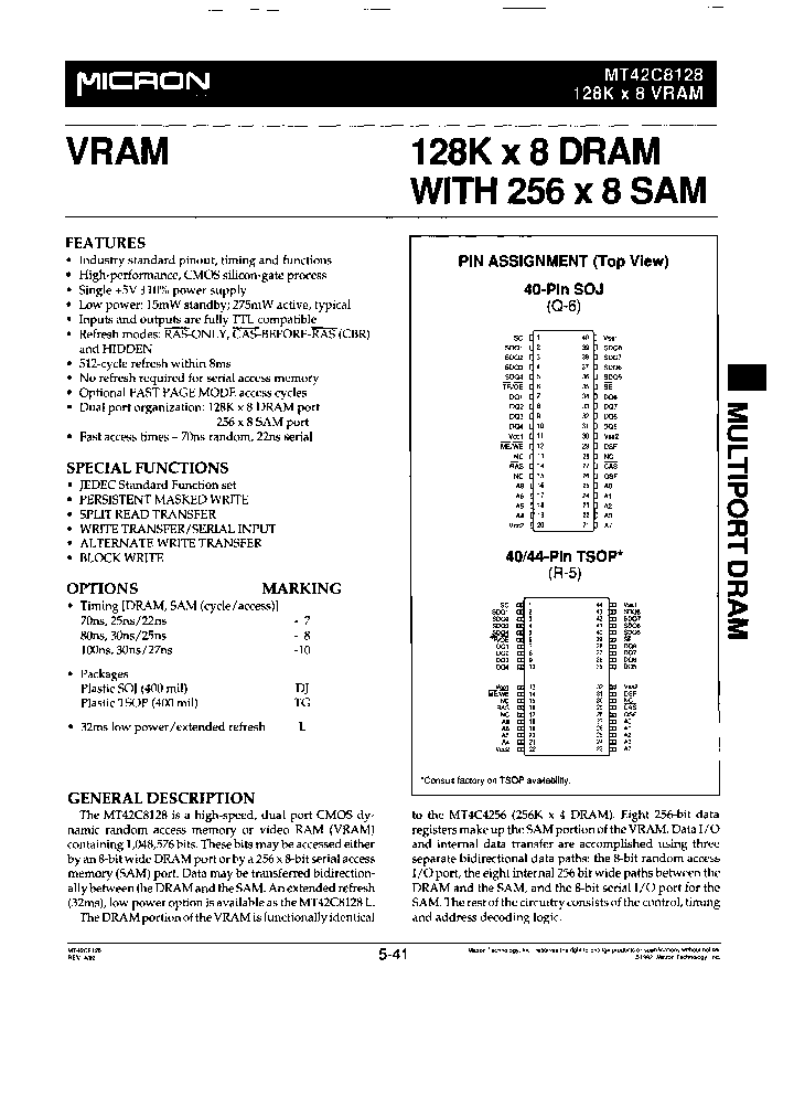 MT42C8128DJ-7LTR_7201186.PDF Datasheet