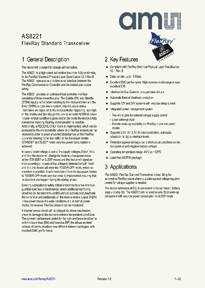 AS8221-ASSP_7201658.PDF Datasheet