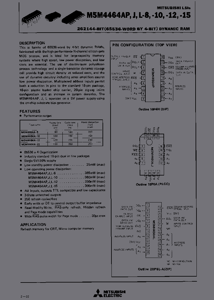 M5M4464AL-15_7202299.PDF Datasheet