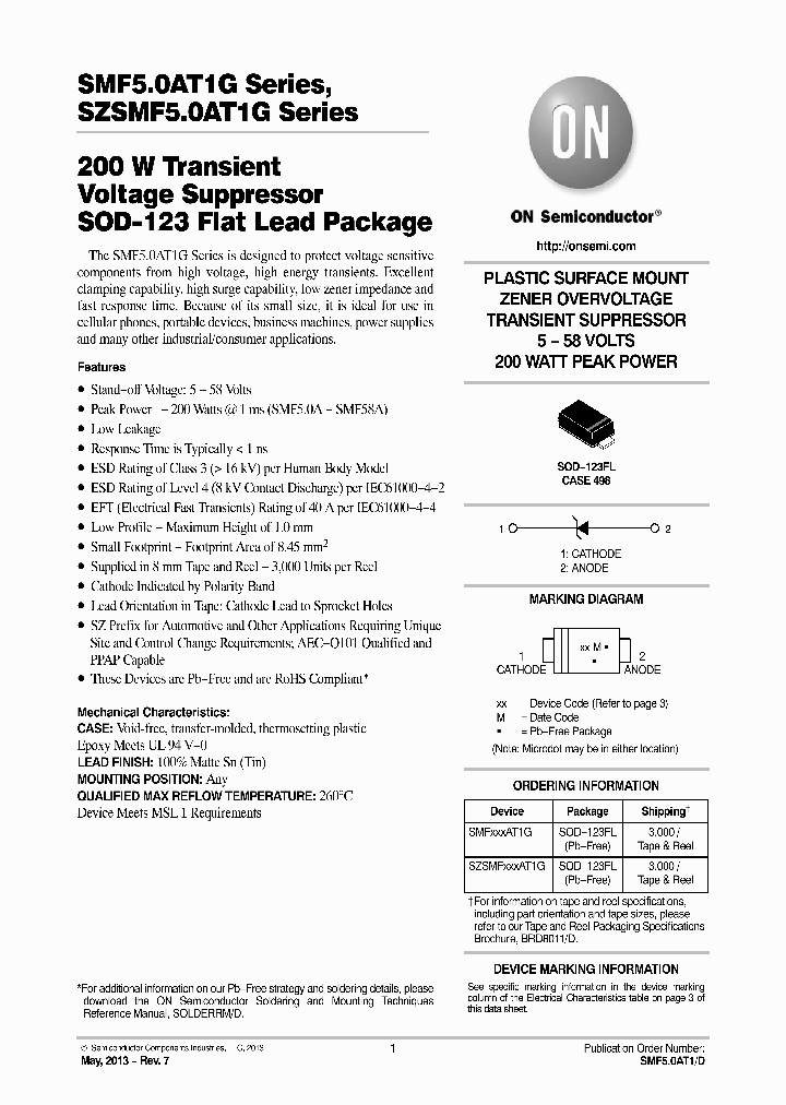 SMF15AT1G_7203505.PDF Datasheet