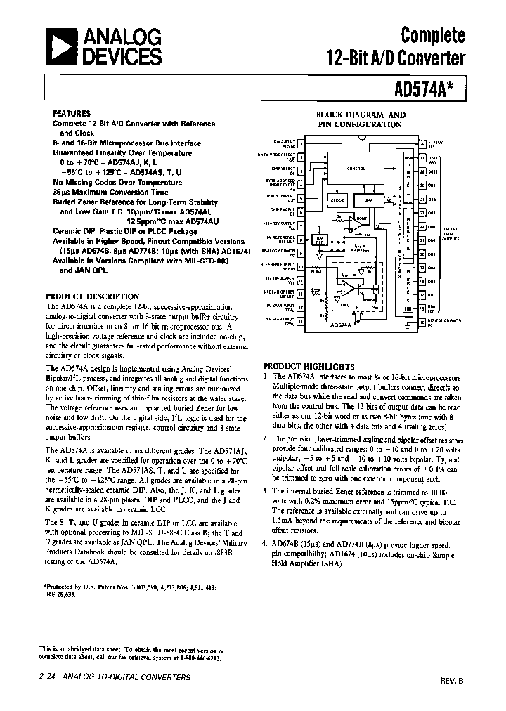 AD574AJPZ-REEL_7203453.PDF Datasheet