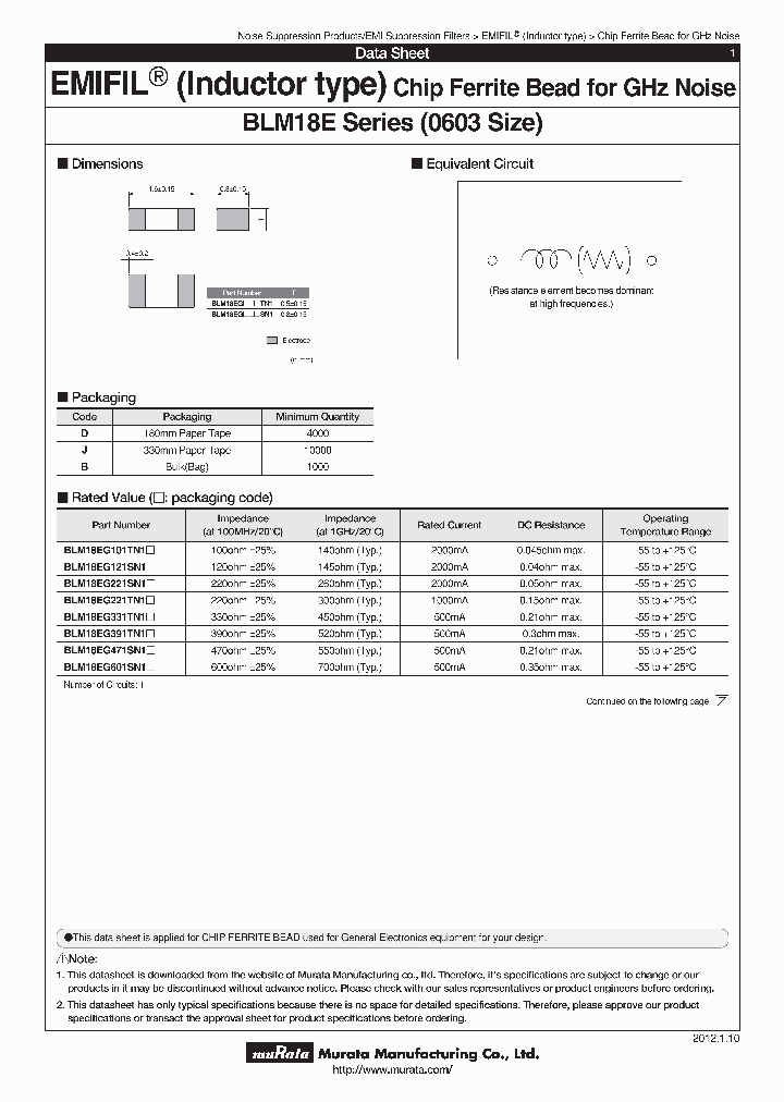 BLM18EG101TN1_7206297.PDF Datasheet