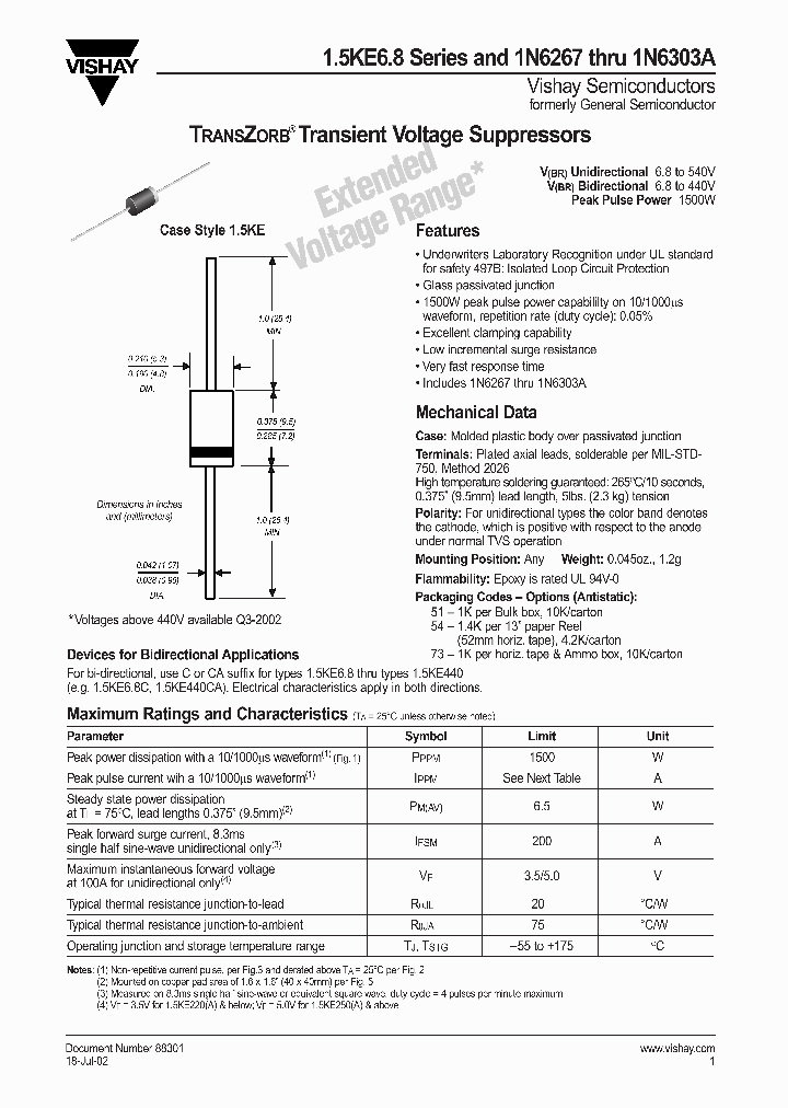 15KE480AE373_7208520.PDF Datasheet