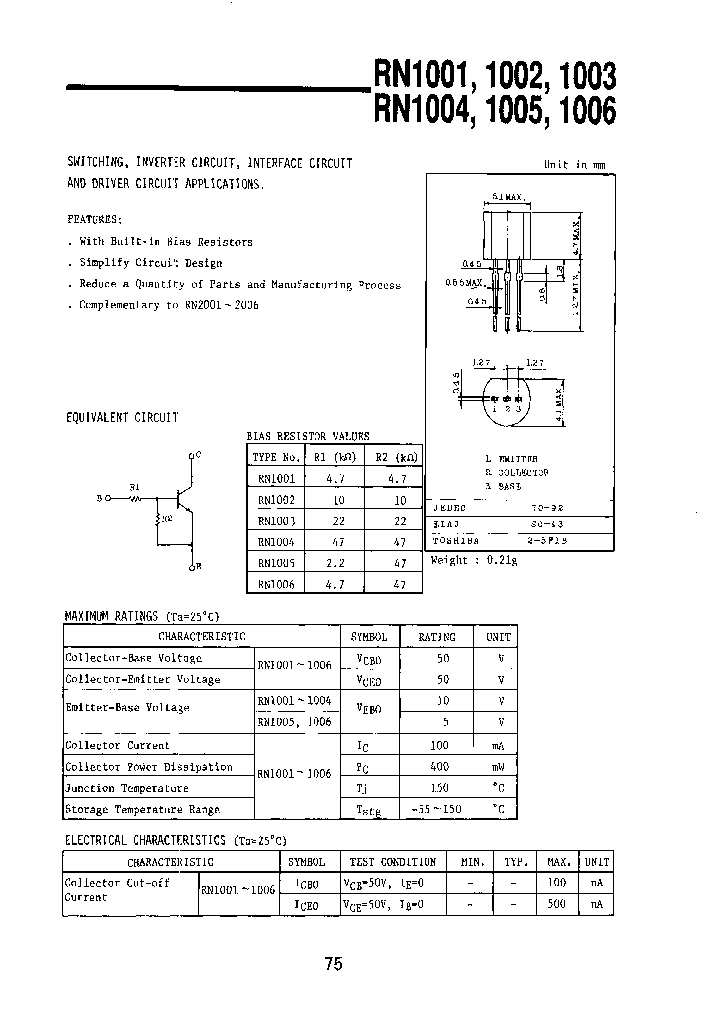 RN1003TPE2_7210325.PDF Datasheet