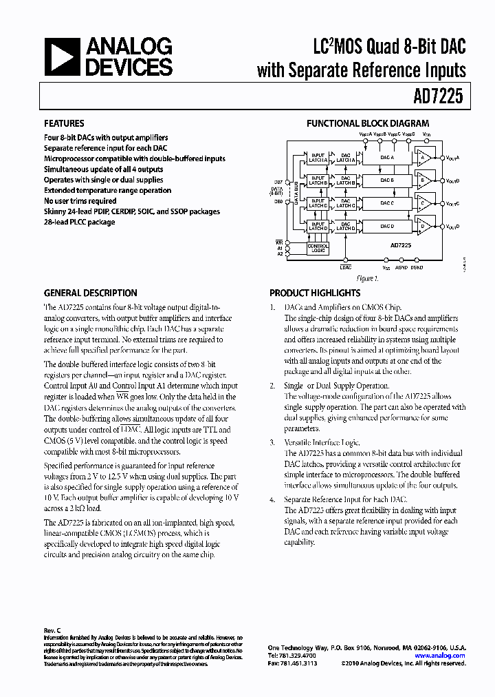 AD7225LR-REEL_7210134.PDF Datasheet