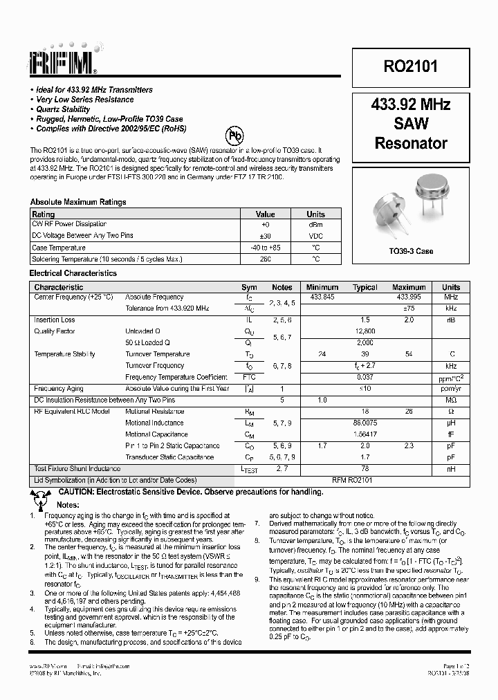 RO2101_7211060.PDF Datasheet