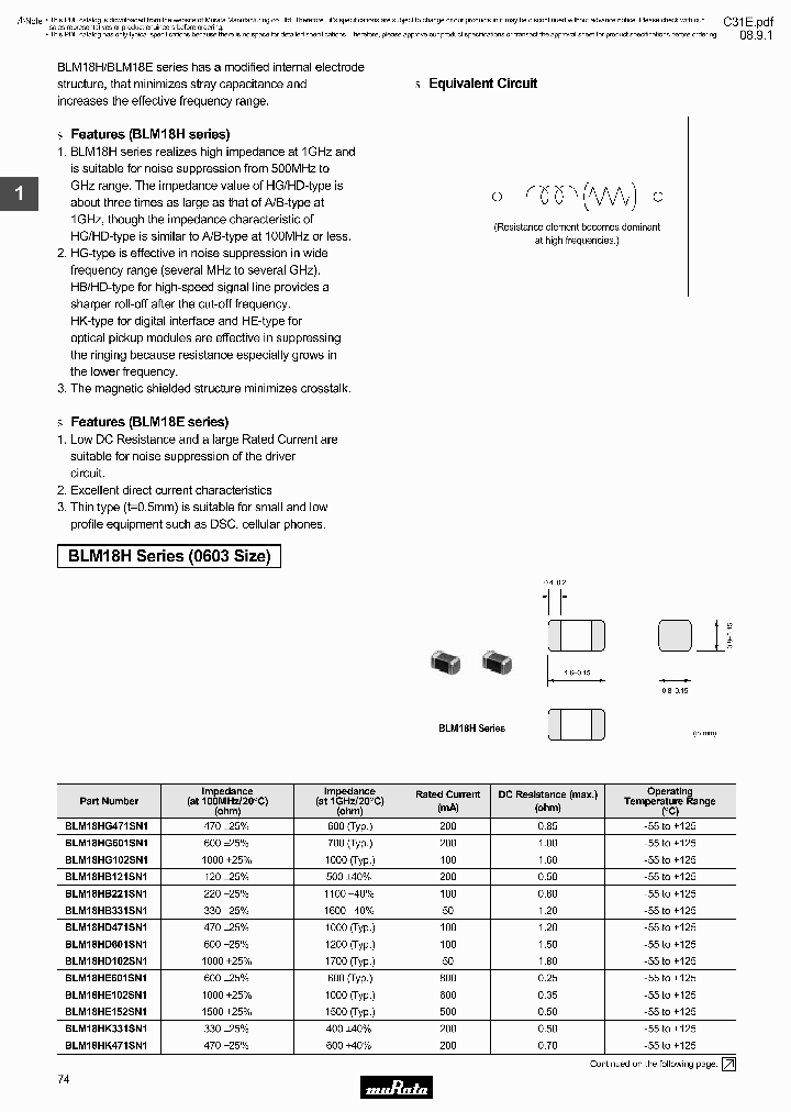 BLM18HE601SN1_7211194.PDF Datasheet