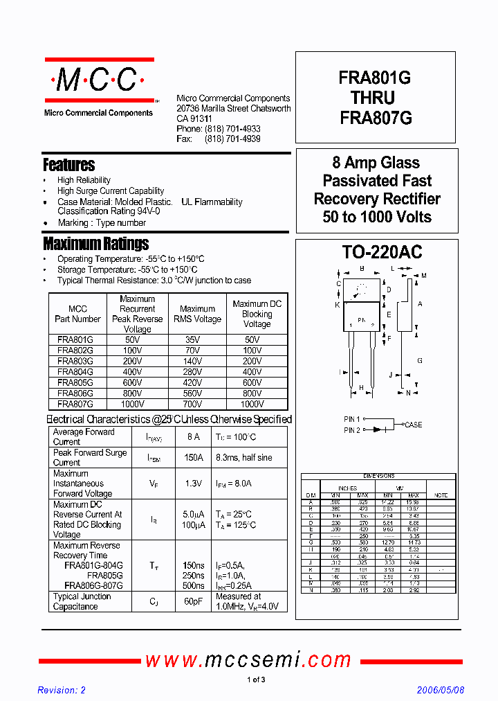 FRA804G_7210743.PDF Datasheet